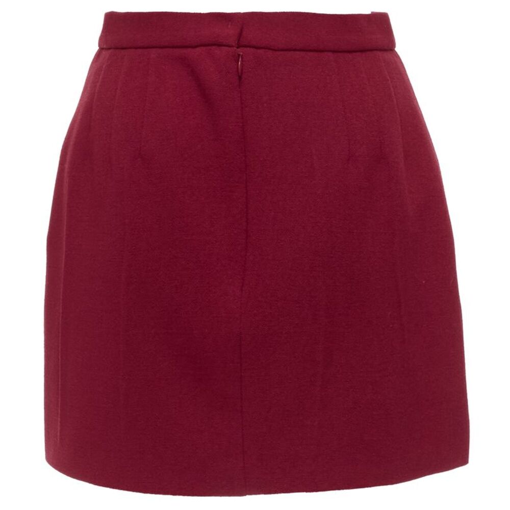 Prada Wool Blend Crepe Mini Skirt - Picture 5 of 6